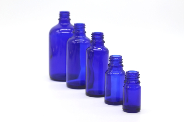 Glasflasche (kobaltblau) 50 ml